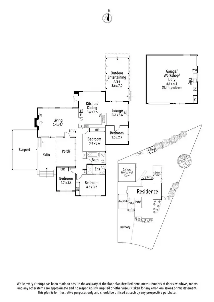 Floorplan of Homely house listing, 10 Kallay Court, Viewbank VIC 3084
