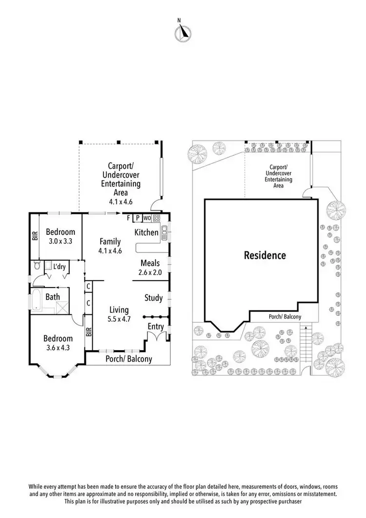 Floorplan of Homely house listing, 18 Cartmell Street, Heidelberg VIC 3084