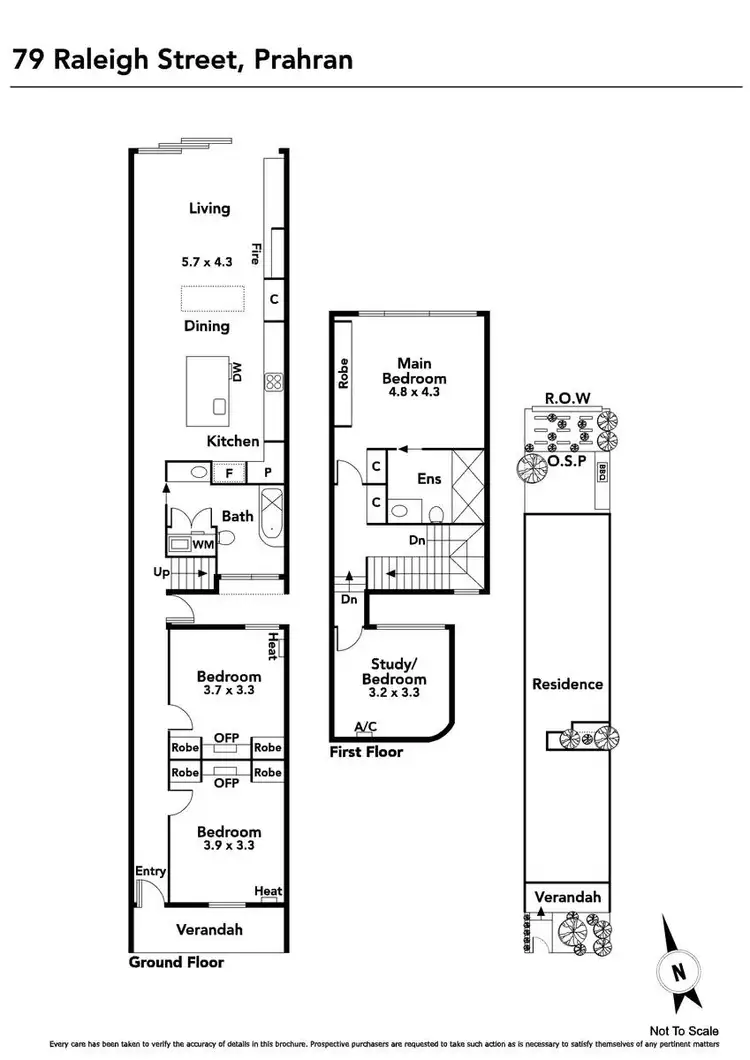 Floorplan of Homely house listing, 79 Raleigh Street, Prahran VIC 3181