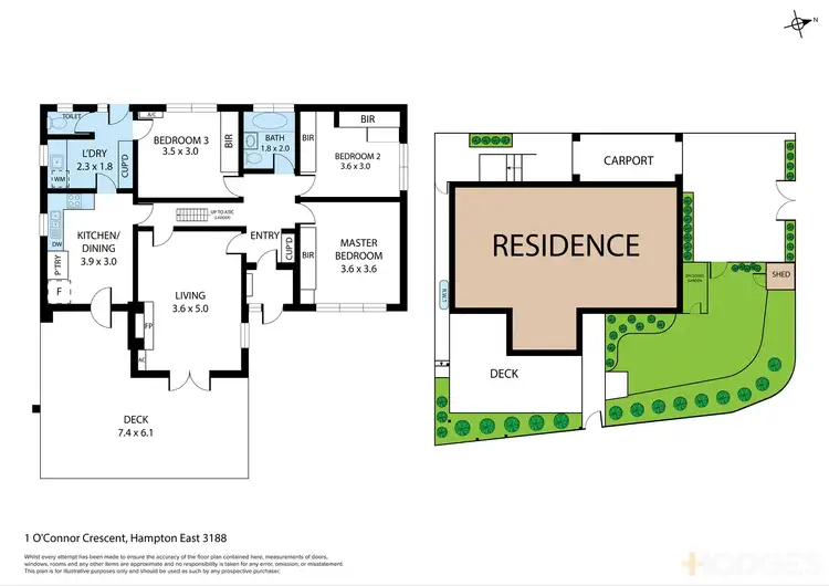 Floorplan of Homely house listing, 1 O'Connor Crescent, Hampton East VIC 3188