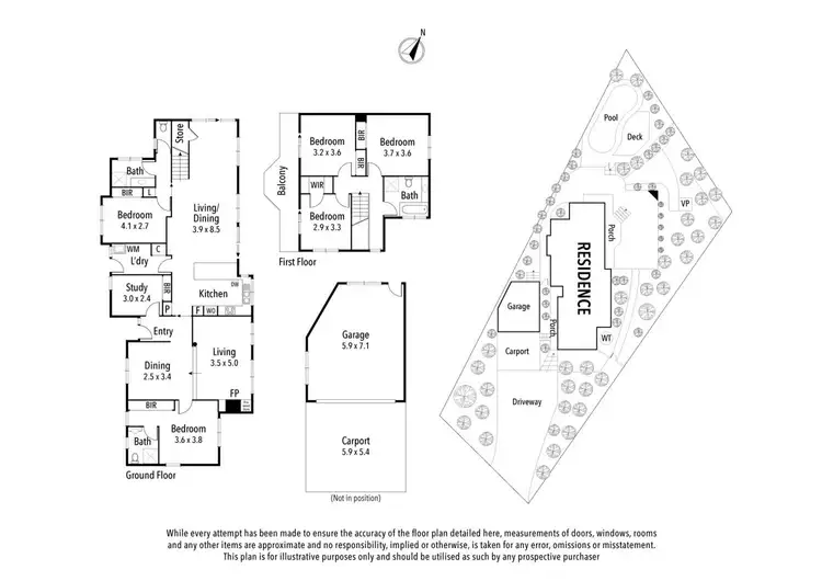 Floorplan of Homely house listing, 12 Jelbart Court, Eltham VIC 3095