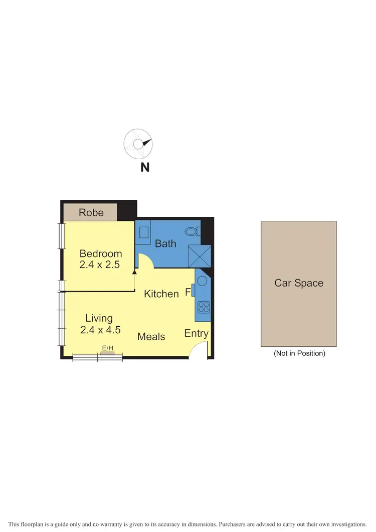 Floorplan of Homely apartment listing, 25/89 Denham Street, Hawthorn VIC 3122