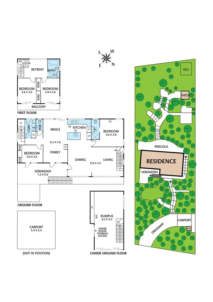 Floorplan of Homely house listing, 16 Scenic Crescent, Eltham North VIC 3095