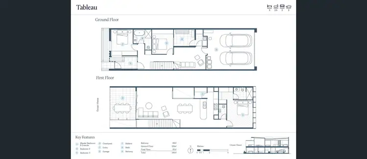 Floorplan of Homely house listing, 71 Panoramic Way, Seacliff SA 5049