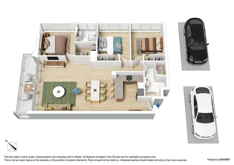 Floorplan of Homely apartment listing, 271/183 City Road, Southbank VIC 3006
