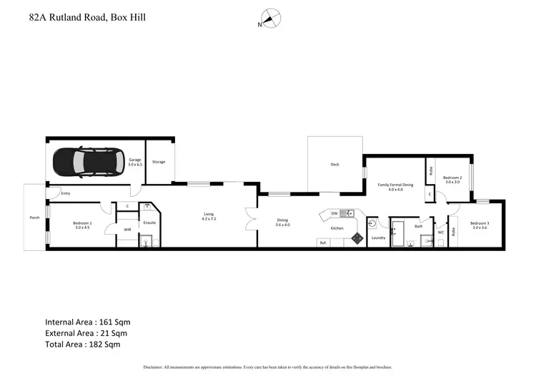 Floorplan of Homely house listing, 82A Rutland Road, Box Hill VIC 3128