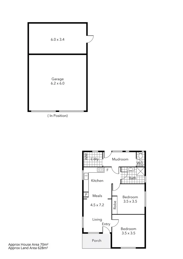 Floorplan of Homely house listing, 1018 Lydiard Street, Ballarat North VIC 3350