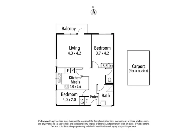 Floorplan of Homely apartment listing, 10/167 Brougham Street, Kew VIC 3101