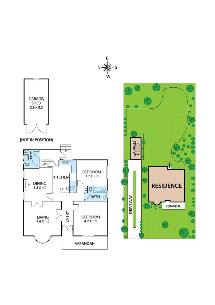 Floorplan of Homely house listing, 398 Lower Heidelberg Road, Eaglemont VIC 3084