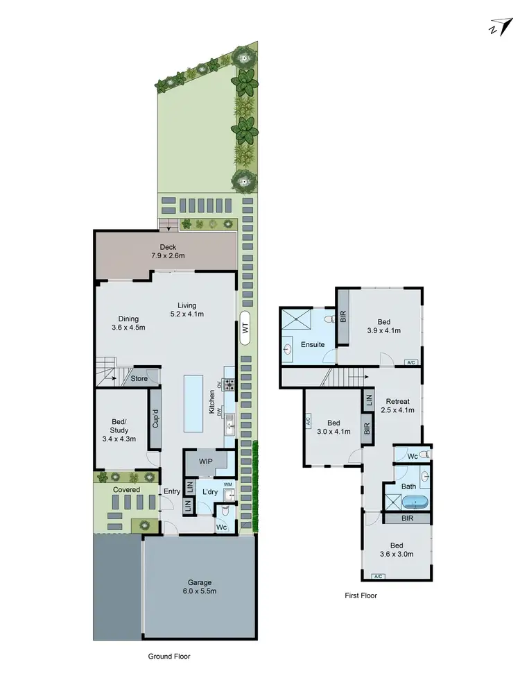 Floorplan of Homely townhouse listing, 3/71 Atkinson Street, Chadstone VIC 3148
