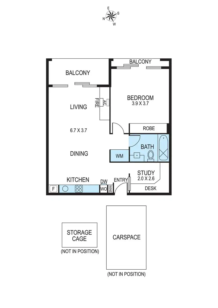 Floorplan of Homely apartment listing, 107/18 Station Street, Sandringham VIC 3191