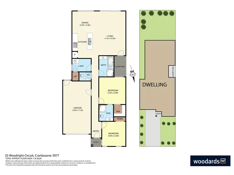 Floorplan of Homely house listing, 35 Woodright Circuit, Cranbourne VIC 3977