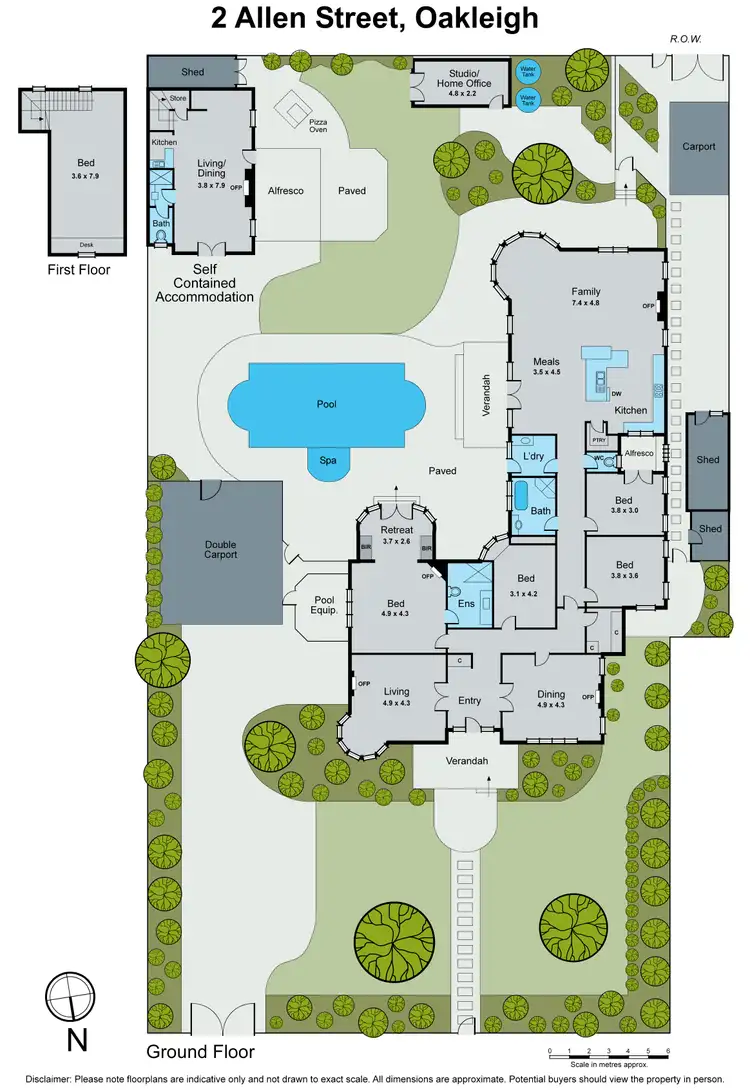 Floorplan of Homely house listing, 2 Allen Street, Oakleigh VIC 3166