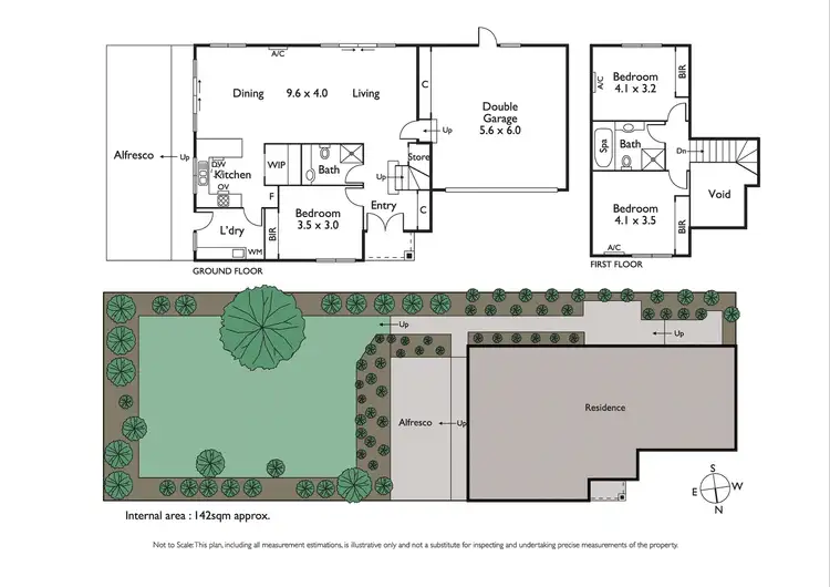 Floorplan of Homely townhouse listing, 3/28 Fromhold Drive, Doncaster VIC 3108