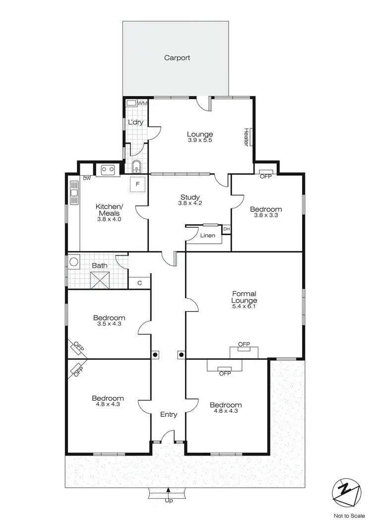 Floorplan of Homely house listing, 110 Grant Street, Golden Point VIC 3350
