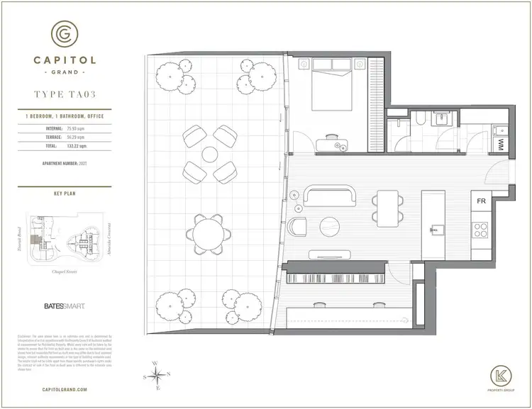 Floorplan of Homely apartment listing, 202/243 Toorak Road, South Yarra VIC 3141