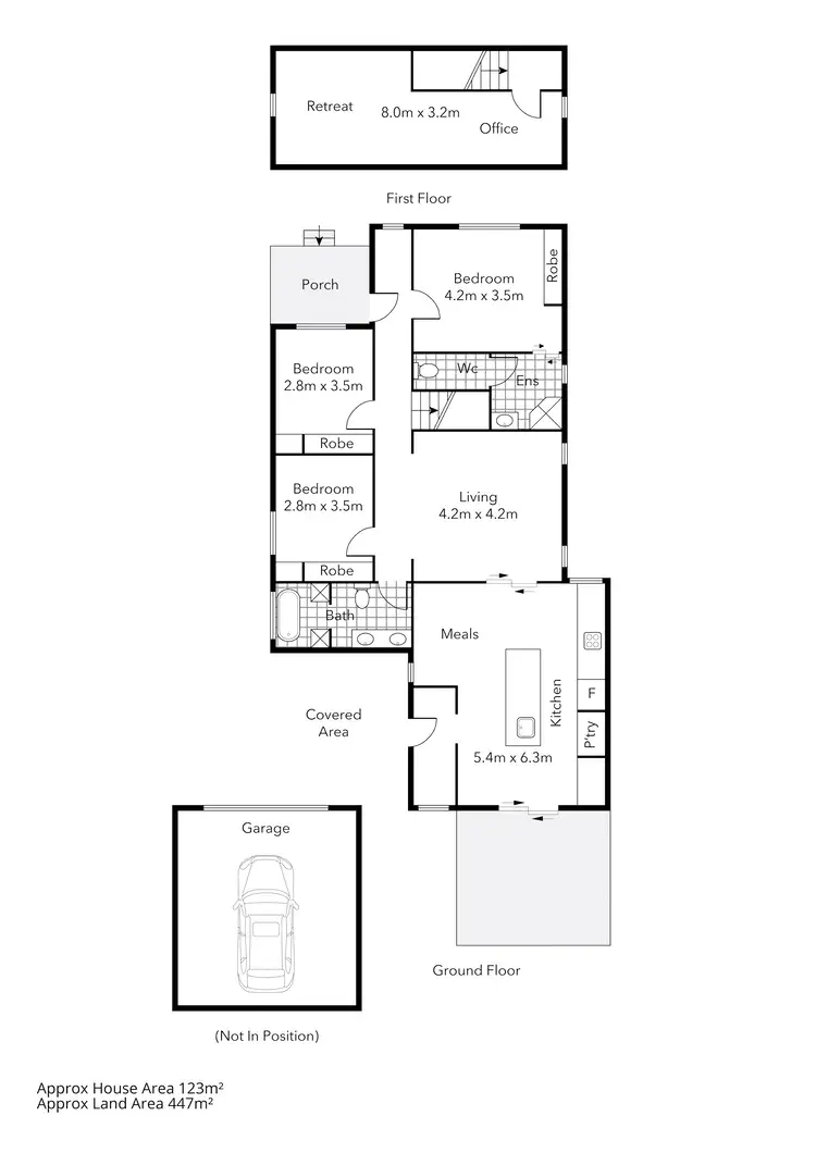Floorplan of Homely house listing, 12 Haymes Crescent, Golden Point VIC 3350