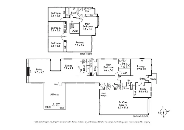 Floorplan of Homely house listing, 1 Victor Road, Glen Iris VIC 3146