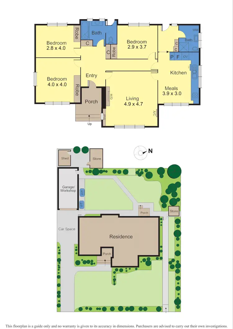 Floorplan of Homely house listing, 17 Violet Grove, Kew East VIC 3102
