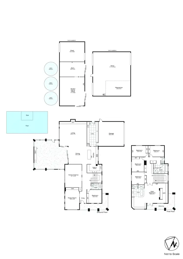 Floorplan of Homely house listing, 7130 Midland Highway, Buninyong VIC 3357