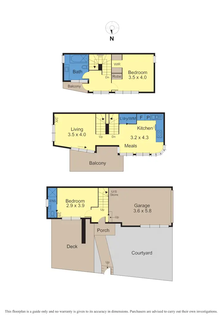 Floorplan of Homely townhouse listing, 14/450 Doncaster Road, Doncaster VIC 3108