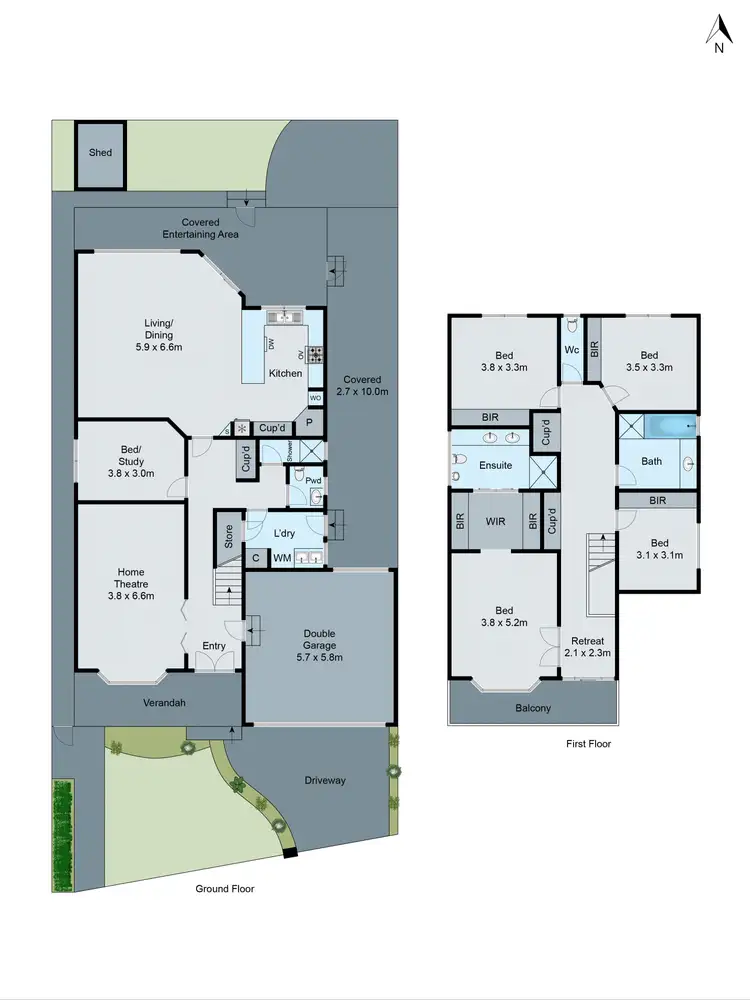 Floorplan of Homely house listing, 27 Dorothea Mackellar Avenue, Oakleigh East VIC 3166