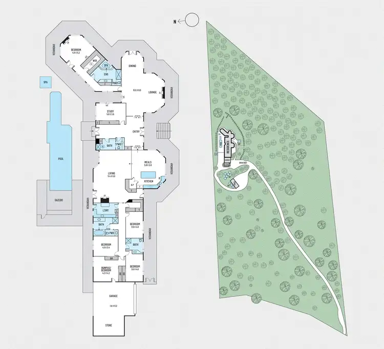 Floorplan of Homely house listing, 160 Kangaroo Ground- St Andrews Road, Kangaroo Ground VIC 3097