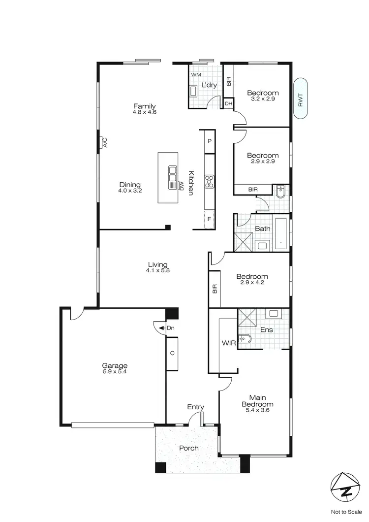 Floorplan of Homely house listing, 20 McCallum Street, Lucas VIC 3350