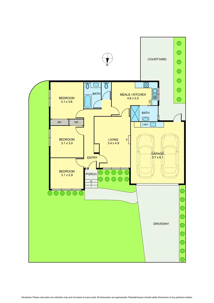 Floorplan of Homely unit listing, 1/18 Hill Street, Box Hill South VIC 3128