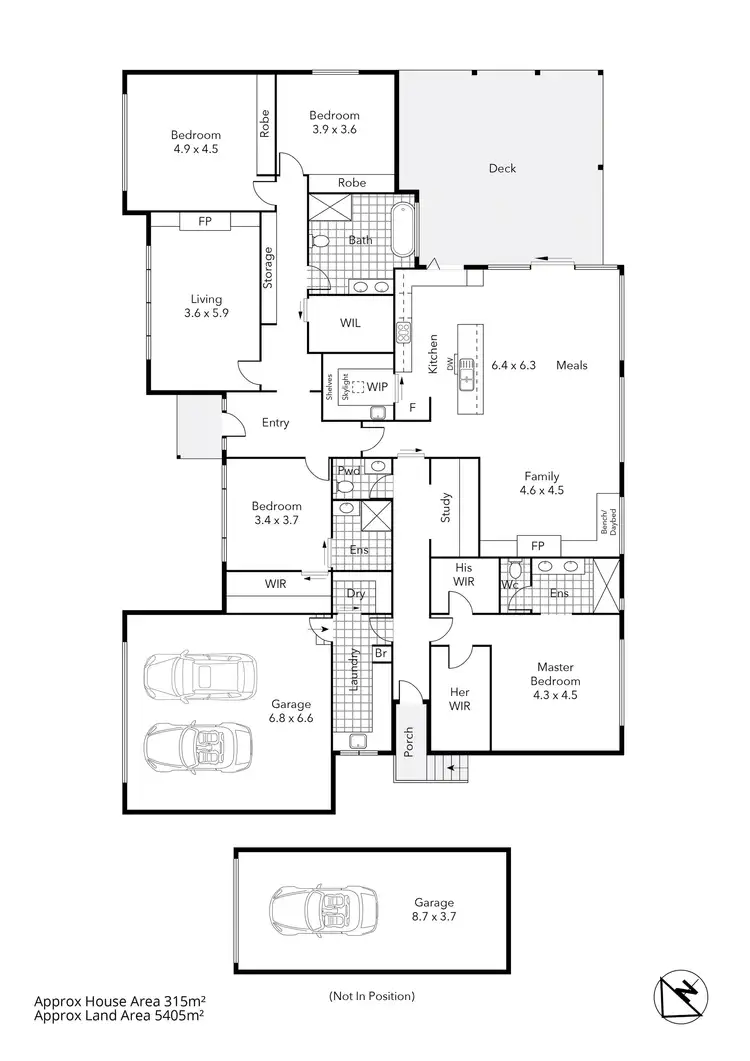 Floorplan of Homely house listing, 1502 Geelong Road, Mount Clear VIC 3350