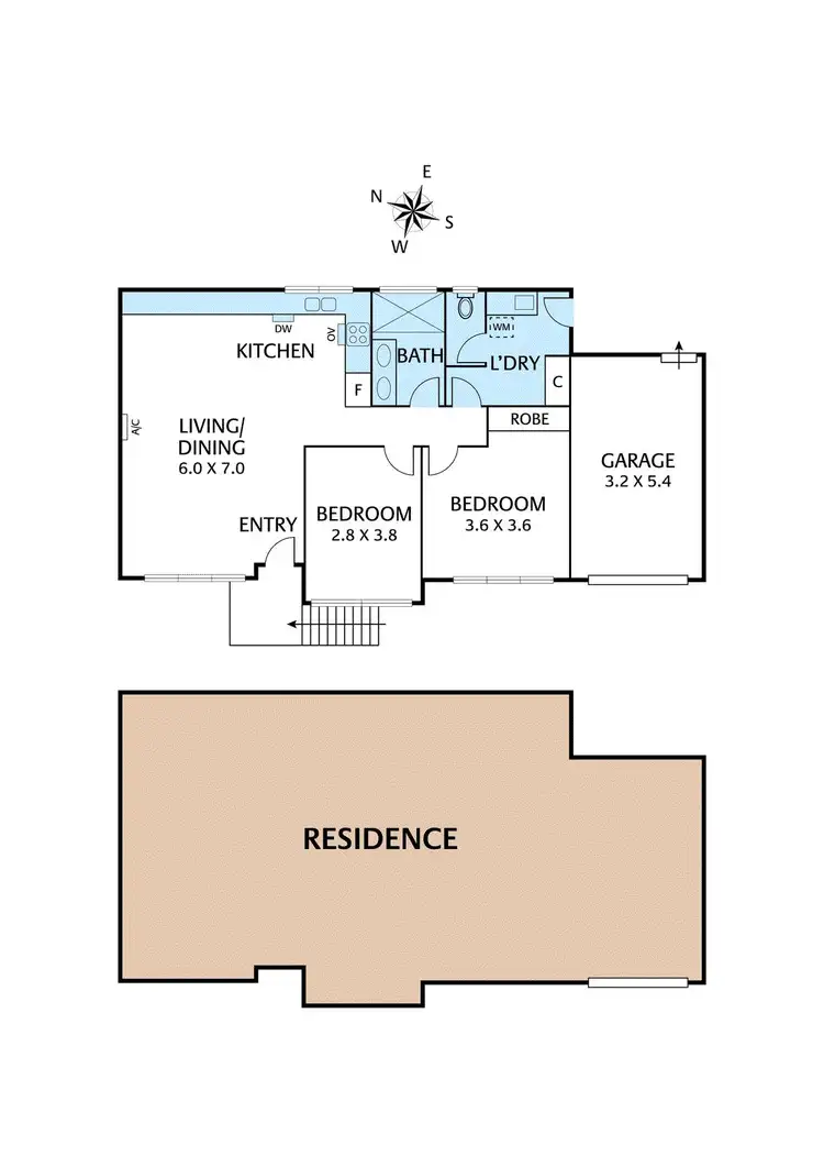 Floorplan of Homely unit listing, 4/26 Berrima Road, Rosanna VIC 3084