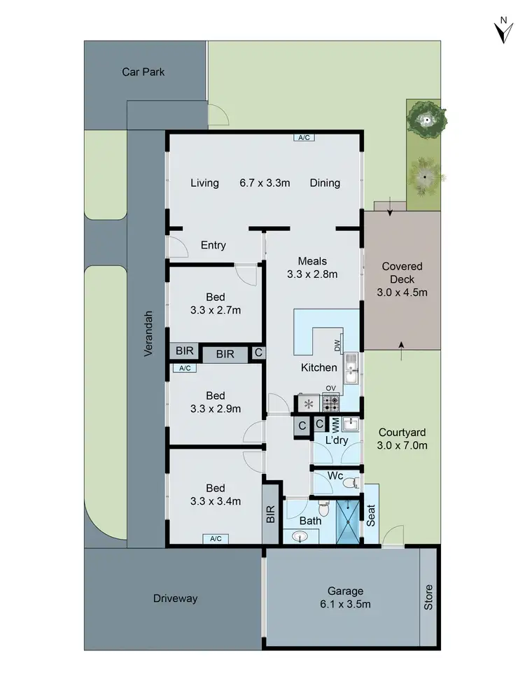 Floorplan of Homely unit listing, 1/319 Waverley Road, Mount Waverley VIC 3149