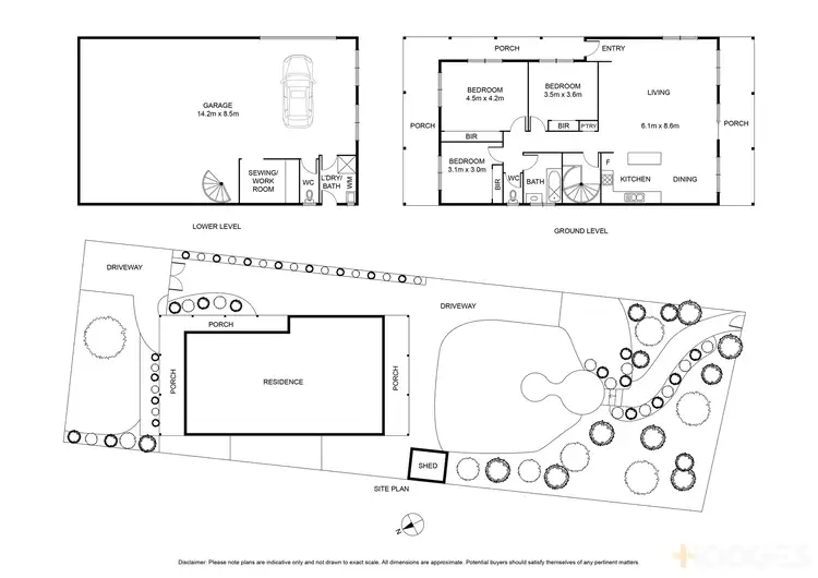 Floorplan of Homely house listing, 18 Dederang Avenue, Clifton Springs VIC 3222