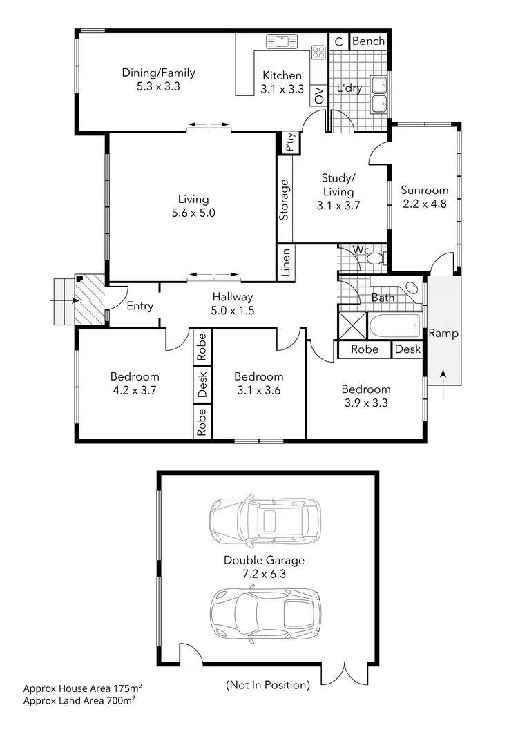 Floorplan of Homely house listing, 328 Landsborough Street, Ballarat North VIC 3350