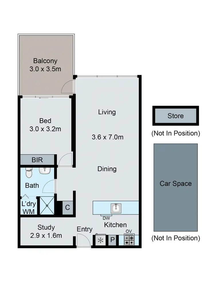 Floorplan of Homely apartment listing, 406/770a Toorak Road, Glen Iris VIC 3146