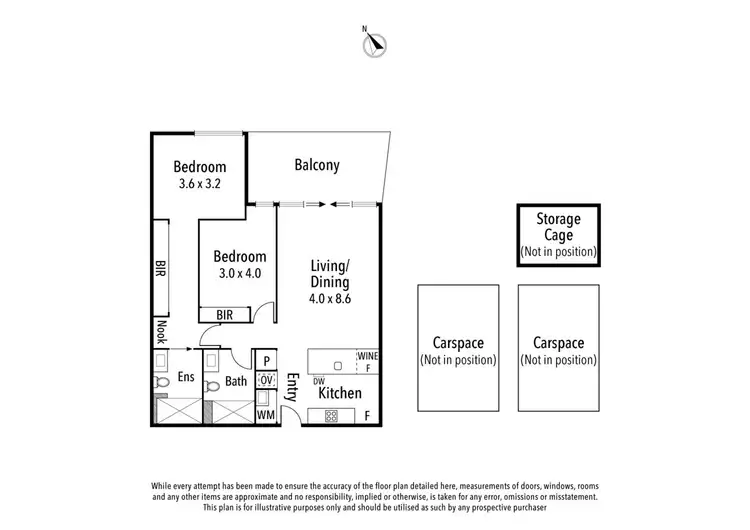Floorplan of Homely apartment listing, 107B/173 The Boulevard, Ivanhoe East VIC 3079
