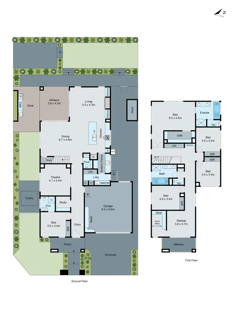 Floorplan of Homely house listing, 8 Winsford Street, Officer VIC 3809