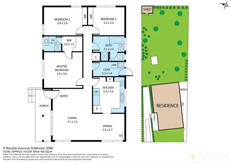 Floorplan of Homely house listing, 11 Randall Avenue, Edithvale VIC 3196