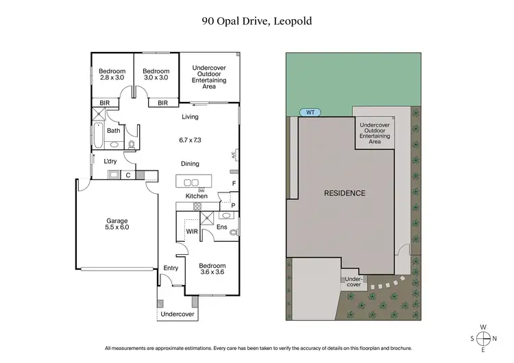 Floorplan of Homely house listing, 90 Opal Drive, Leopold VIC 3224