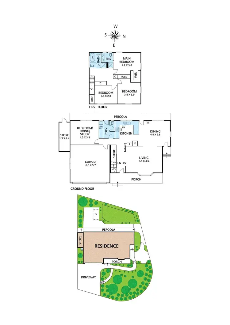 Floorplan of Homely house listing, 11 Robert Court, Viewbank VIC 3084