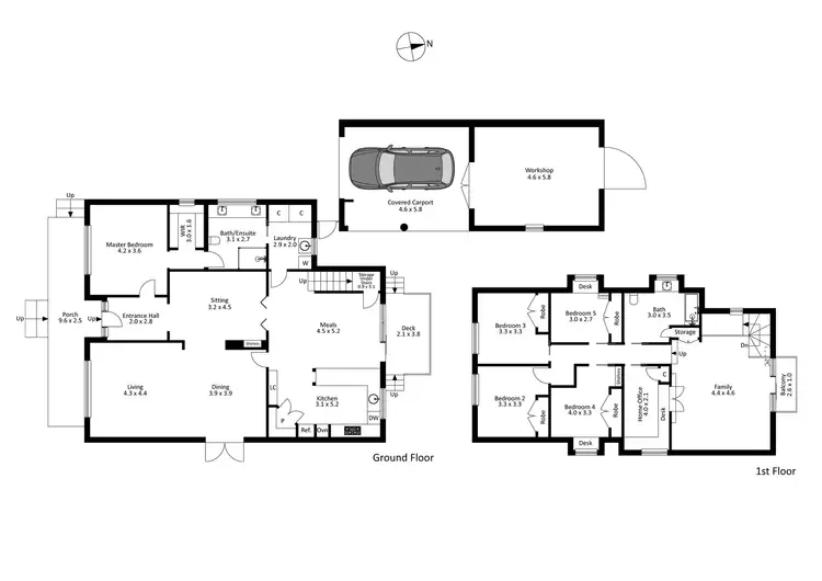 Floorplan of Homely house listing, 5 Oxford Street, Camberwell VIC 3124
