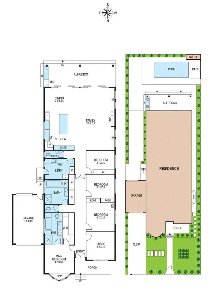Floorplan of Homely house listing, 30 Tovan Akas Avenue, Bentleigh VIC 3204