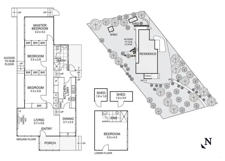 Floorplan of Homely house listing, 22 Price Ave, Montmorency VIC 3094