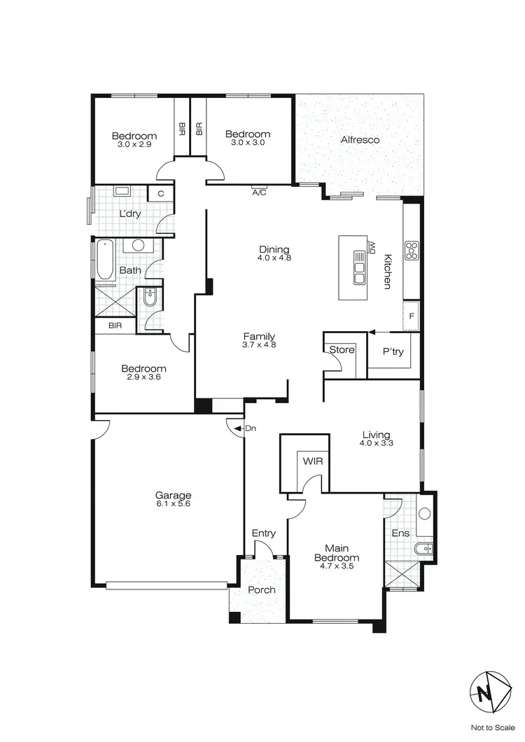 Floorplan of Homely house listing, 74 Sydney Way, Alfredton VIC 3350
