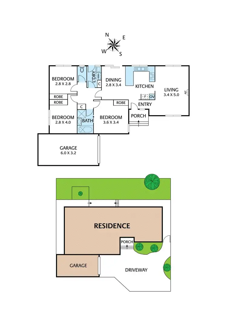 Floorplan of Homely unit listing, 2/88 Highview Crescent, Macleod VIC 3085