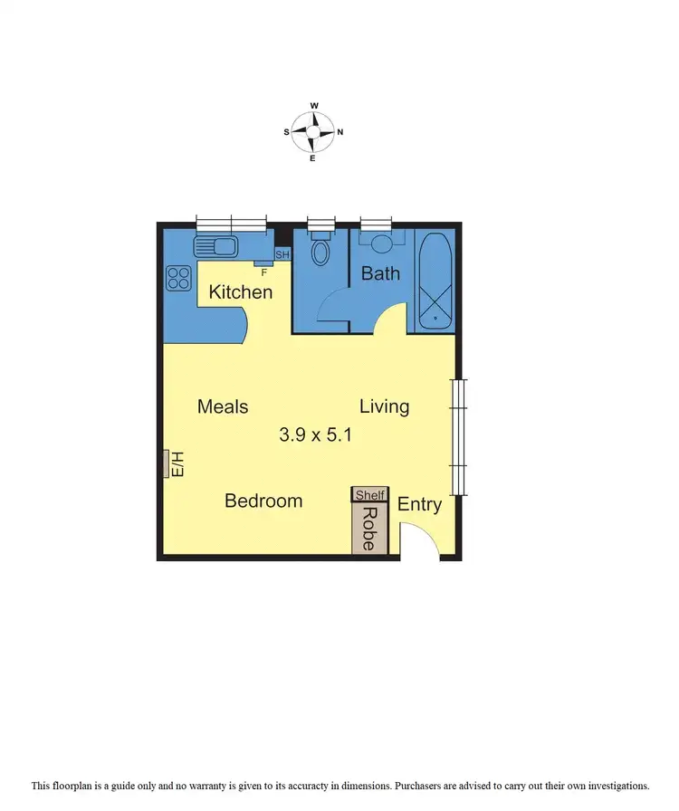 Floorplan of Homely apartment listing, 9/14 Oak Street, Hawthorn VIC 3122