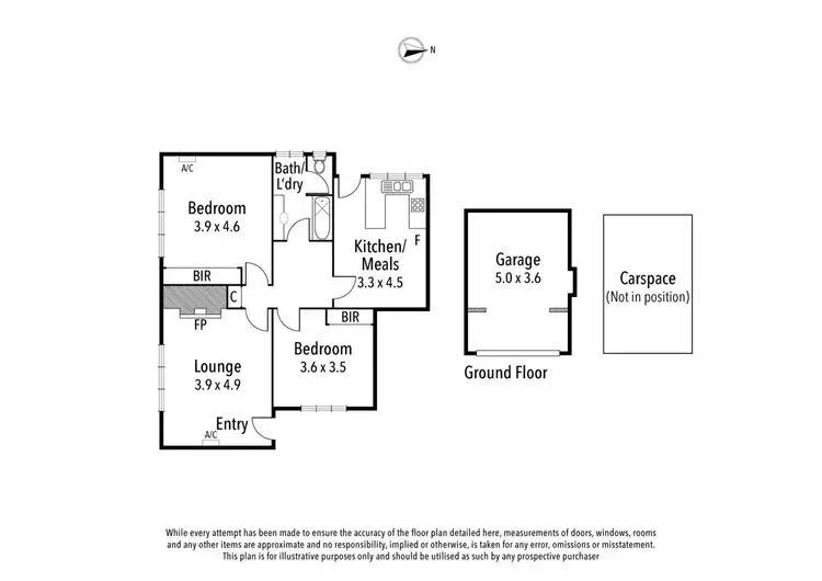 Floorplan of Homely apartment listing, 8A/200-202 Lower Heidelberg Road, Ivanhoe East VIC 3079