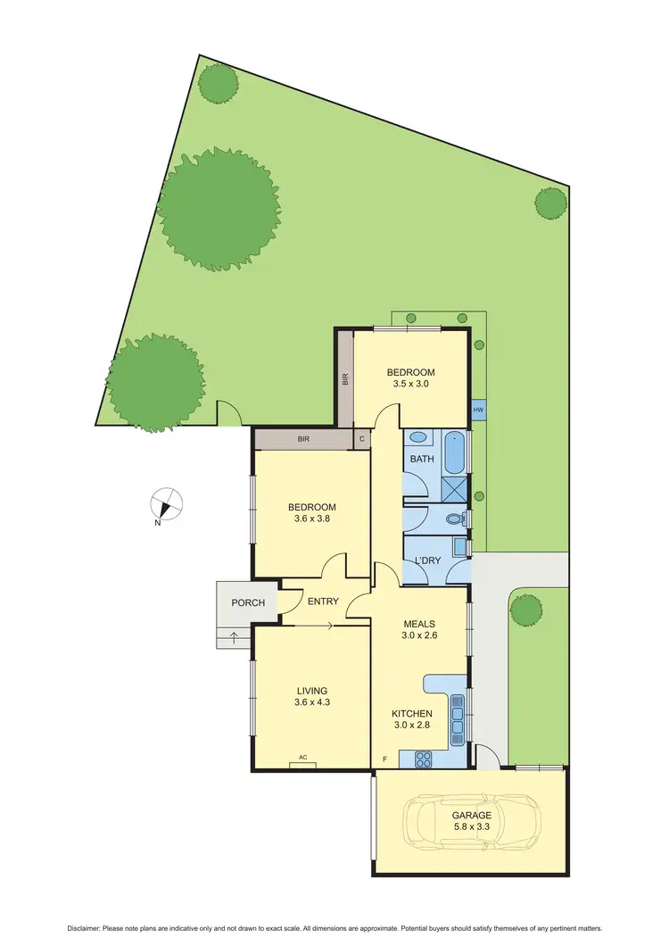 Floorplan of Homely unit listing, 2/4 Chippewa Avenue, Donvale VIC 3111