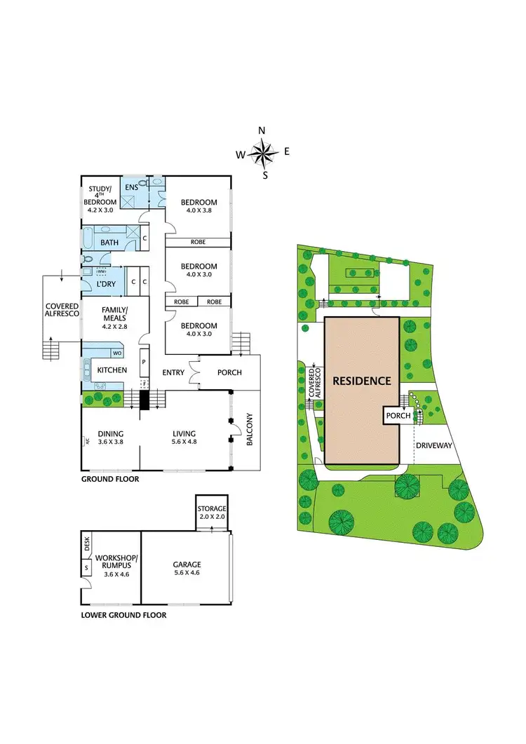 Floorplan of Homely house listing, 9 Terrara Court, Montmorency VIC 3094