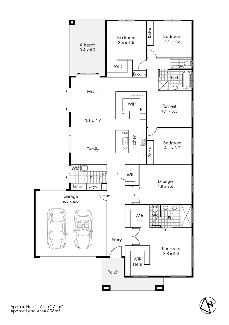 Floorplan of Homely house listing, 15 Lynch Street, Smythesdale VIC 3351